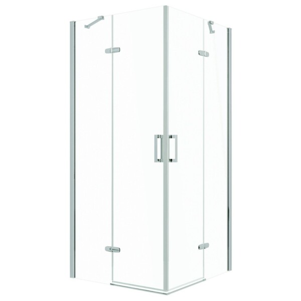 KERRA - Sprchový kout Flow 90 Chrom (bez vaničky) 5907548117854