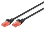 Digitus Cat6 U/UTP černý 2m / Patch kabel / RJ45-RJ45 (DK-1612-020/BL)