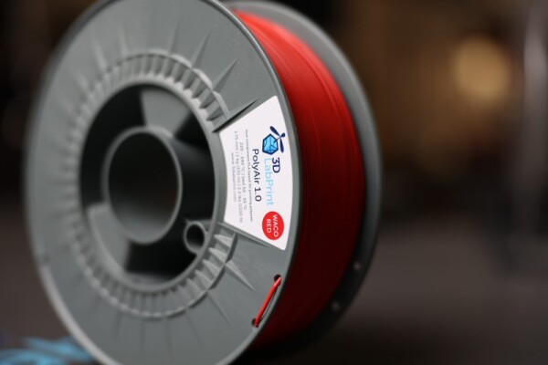 PolyLight 1.0 LW PLA WACO červený filament 1,75 mm 3DLabPrint 1 kg