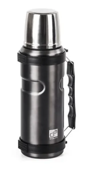 G21 Termoska na pití ocelově šedá / Termoska / 1000 ml / S rukojetí (G21TL1S)