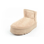 Lee Cooper snow boots women winter fashion fur insulated boots beige dámské 36