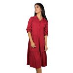 HOSH Dámské košilové šaty FATE Velikost: XL/XXL, Barva: Starorůžová