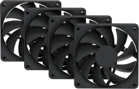 HYTE FA12 4ks černá / Ventilátor / 120 mm / 1500 RPM / 28 dB / 4-pin PWM (FAN-HYTE-FA12-BB-4)