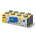 Úložný box LEGO šuplíky tmavě