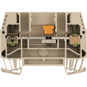 W-Series, Test-disconnect terminal, Rated cross-section: 6 mm&sup2;, Screw connection WTL 6/1 1016700000 Tmavě béžová Weidmüller 50 ks
