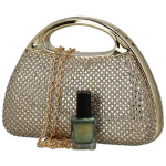 Luxusní dámská plesová kabelka Michelle Moon Selwix, zlatá
