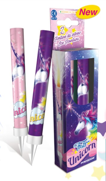 Jednorožec dortové fontány 2 ks Pyrogiochi Jednorožec dortové fontány 2 ks Pyrogiochi