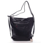 Dámská trendová kabelka batoh přes rameno Estefani, černá