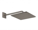 GROHE - Rainshower Hlavová sprcha 310 Mono Cube 9,5 l/min, 1 proud, sprchové rameno 42 cm, kartáčovaný Hard Graphite 26564AL0