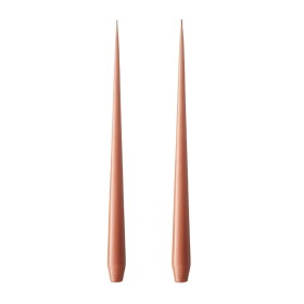 Ester & erik Svíčka Taper 32 cm – 72 Terra Cotta – set 2 ks, oranžová barva, vosk