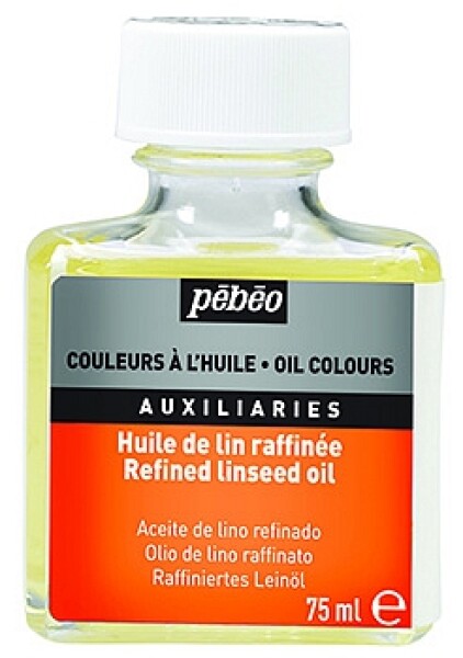 Pébéo Rafinovaný lněný olej na olejové barvy 75 ml