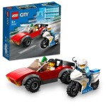 LEGO® City 60392 Honička auta s policejní motorkou