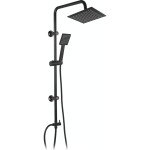 KERRA - Sprchový set s dešťovou hlavicí Denis 60 (černý) 5907548113528
