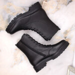 Pohodlné zateplené kožené boty pro ženy Remonte W RKR622 black - Rieker 38