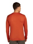 Pánské merino tričko s dlouhým rukávem ICEBREAKER Mens 150 Tech Lite LS Tee Rain Ridge, Agate velikost: L