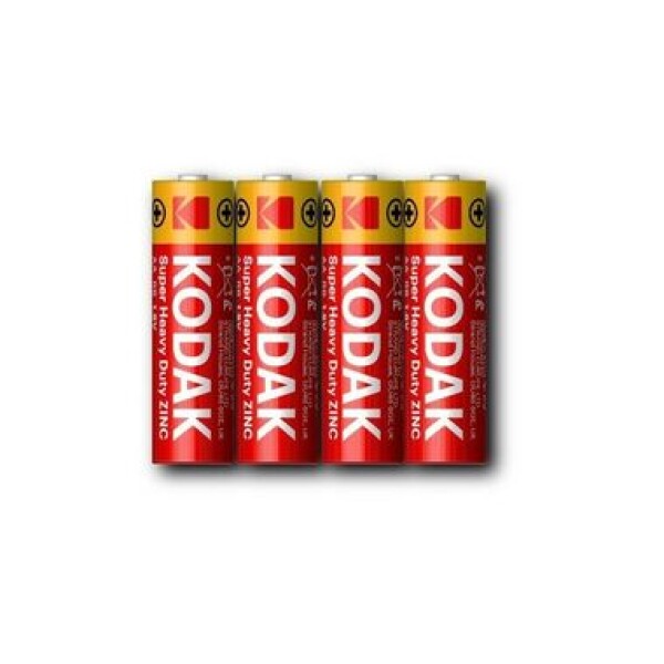 Kodak HEAVY DUTY zinco-chloridové baterie AA / 4ks / fólie (30411708)