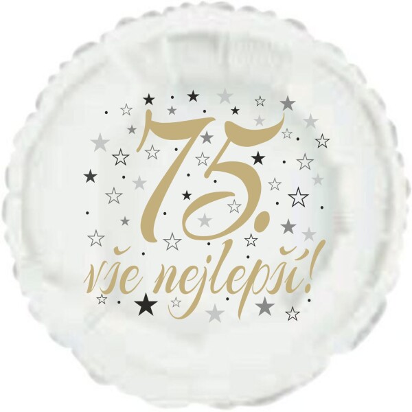 75. narozeniny balónek kruh Balonky.cz 75. narozeniny balónek kruh Balonky.cz