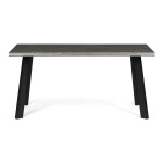 Jídelní stůl 160x90cm, mdf, šedý dub, HT-F4516 GREY