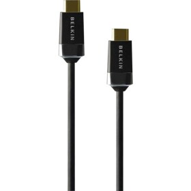 Belkin HDMI kabel Zástrčka HDMI-A, Zástrčka HDMI-A 1.00 m černá HDMI0018G-1M pozlacené kontakty HDMI kabel