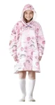 Cozy Noxxiez CH341 Sladkosti potisk - hřejivá televizní mikinová deka s kapucí pro děti 7 - 12 let (20-CH341)