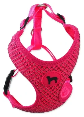 ACTIVE DOG Postroj Mellow růžový L / Pro střední a velké psy / Nylon, polyester / Obvod hrudníku 45-65 cm (0904-92265)