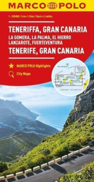 Tenerife, Gran Canaria / mapa 1:150 000