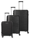 Travelite Mooby S,M,L Front pocket Black S: 44 l / M: 73/80 l / L: 106 L TRAVELITE-76841-01