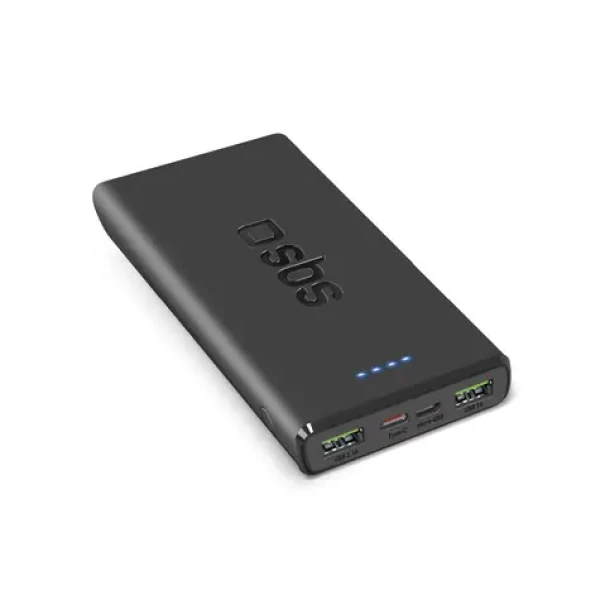SBS 10000 mAh černá / Powerbank / Power Delivery 20 W