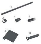 Strong StrongMax vnitřní dělení šedé :: úchyt profilu (359365)