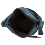 Trendy dámská koženková crossbody kabelka Nicoll, modrá