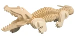 WOODCRAFT Dřevěné 3D puzzle Krokodýl