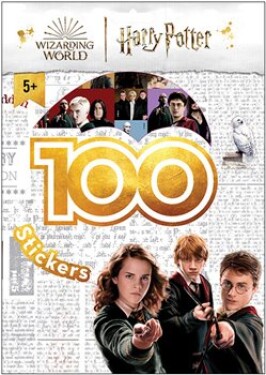 Harry Potter - 100 samolepek s omalovánkovými listy