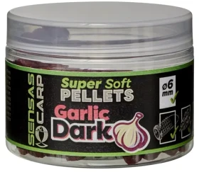 Sensas Super Soft Garlic Dark / Pelety / česnek / 60 g / 6 mm (18881)