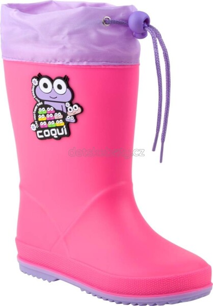 Dětské gumáky Coqui 8508 Lt.fuchsia/Lt.lila Velikost: