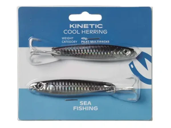 Kinetic Pilker Cool Herring 40g Black/Silver 2ks (E202-295-134)