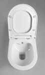 SAPHO - AVVA CLEANWASH závěsná WC mísa, Rimless, integrovaná baterie a bidet. sprška, 35,5x53cm, bílá 100315