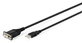 Digitus USB 2.0 - RS232 adaptér černá / Adaptér / USB Typ-A / RS-232 / 1,8 m (DA-70172)