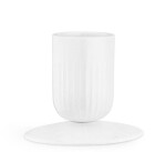 KÄHLER Porcelánový svícen Hammershøi White 10,5 cm, bílá barva, porcelán