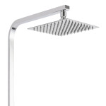 INVENA - Dešťová sprcha s baterií sprchovou paros trend chrom; AU-33-B01-C