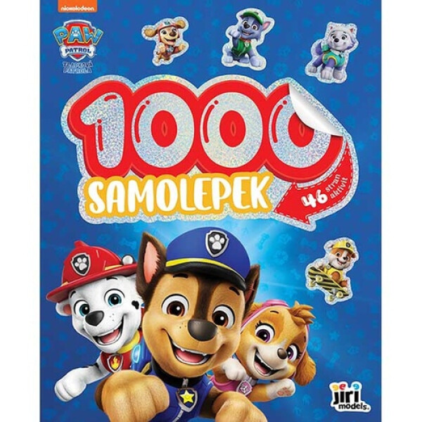 Tlapková patrola - 1000 samolepek s aktivitami