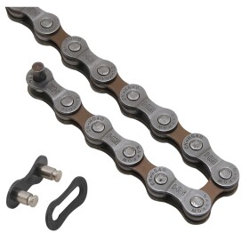 Řetěz SHIMANO SH CNHG40 šedý balený +spojka 8k