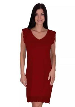 Dámská noční košile Babella Naomi bordo