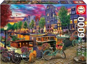 EDUCA Puzzle Jízdní kola v Amsterdamu