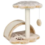 TRIXIE Škrabadlo pro koťata béžové / Výška 43 cm / Plyš, sisal (G13-43751)