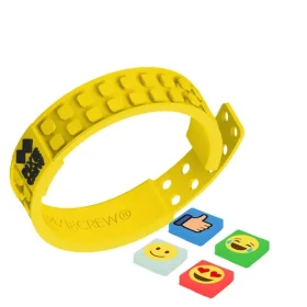 PIXIE CREW Kreativní náramek EMOJI žlutý / od 6 let (1009PXX-02-53)