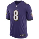 Nike Pánský dres Baltimore Ravens NFL Lamar Jackson #8 Speed Machine Limited - Fialová Velikost: XL