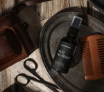 Almara Soap Vyživující olej na vousy 50 ml, černá barva, sklo