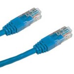 PremiumCord Patch kabel UTP RJ45-RJ45 CAT6 10m modrá (sp6utp100B)