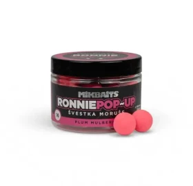 Mikbaits Pop-Up Ronnie Švestka Moruše / Plovoucí boilie / 16mm / 150ml (MC0189)