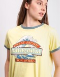 Tričko Patagonia W's Great Waves Ringer Tee Lemon Zest